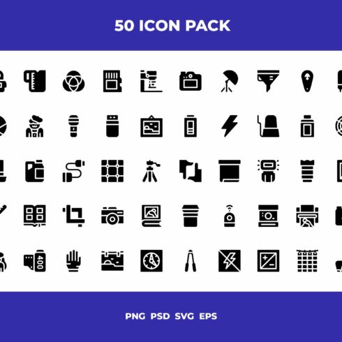 Photography icons cover image.
