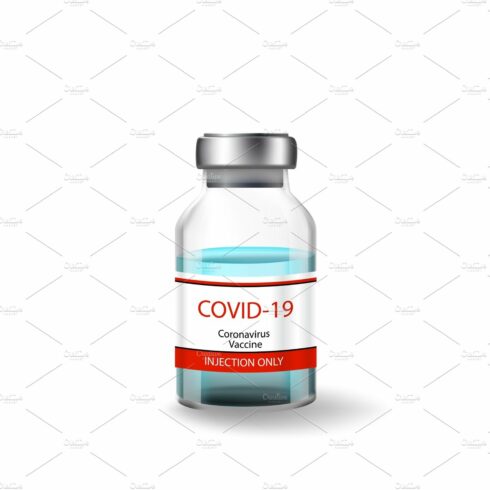 Ill of Covid 19 Vaccine in a Bottle cover image.