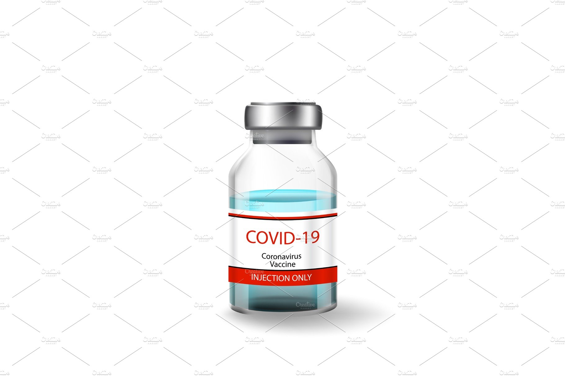 Ill of Covid 19 Vaccine in a Bottle cover image.