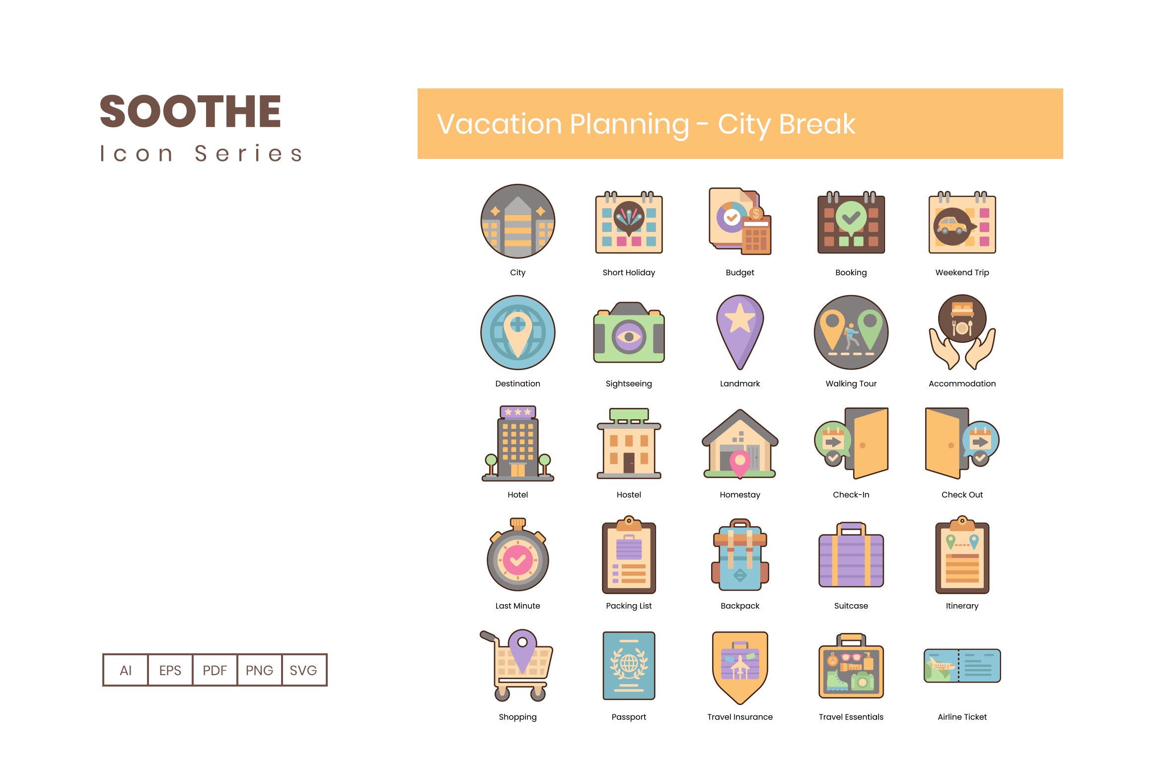 50 Vacation Planning - City Break preview image.