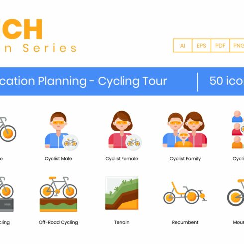 50 Vacation Planning - Cycling Tour cover image.