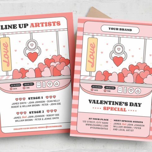 Valentine's Day Retro Arcade Concept cover image.