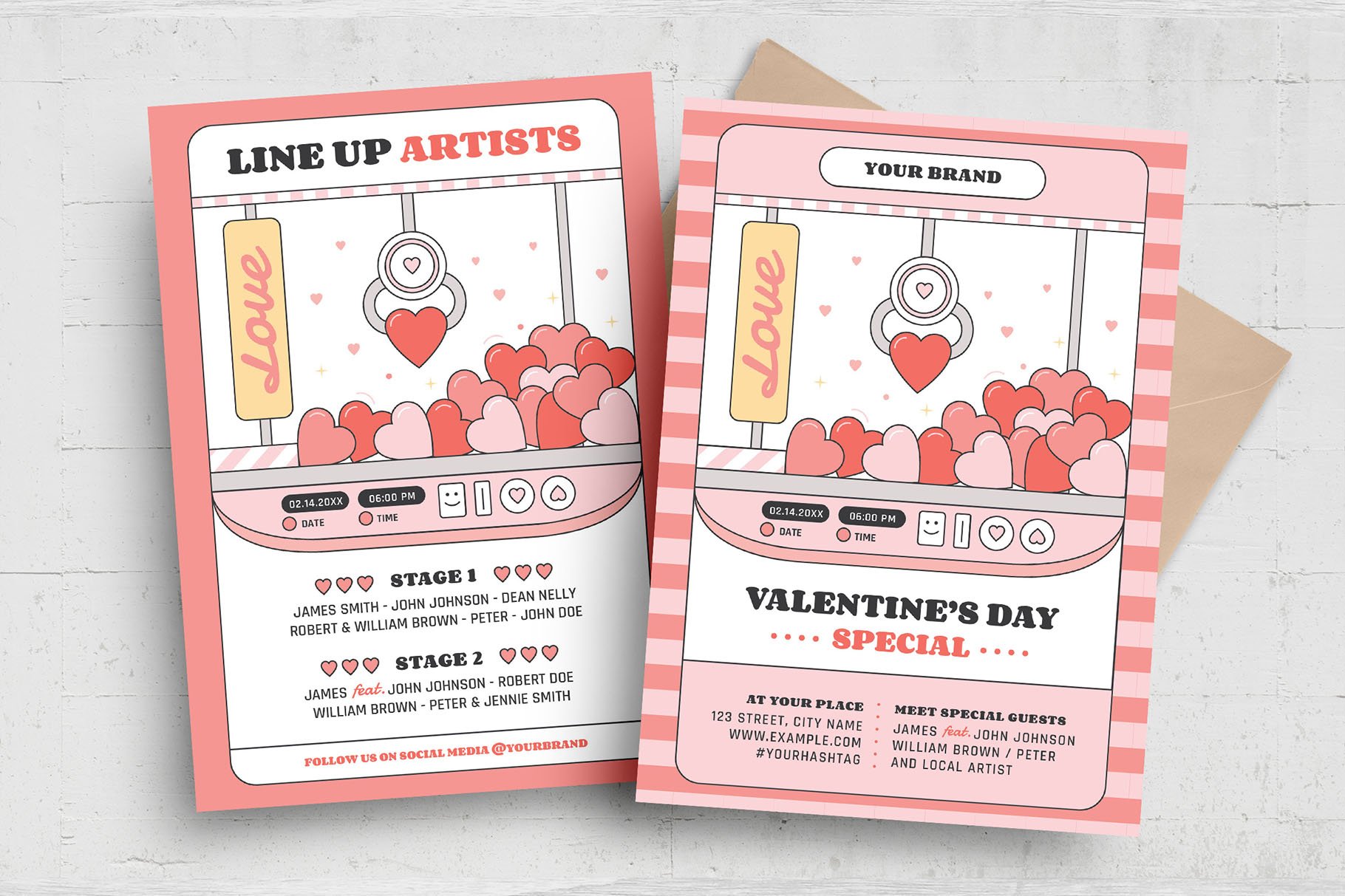 Valentine's Day Retro Arcade Concept cover image.