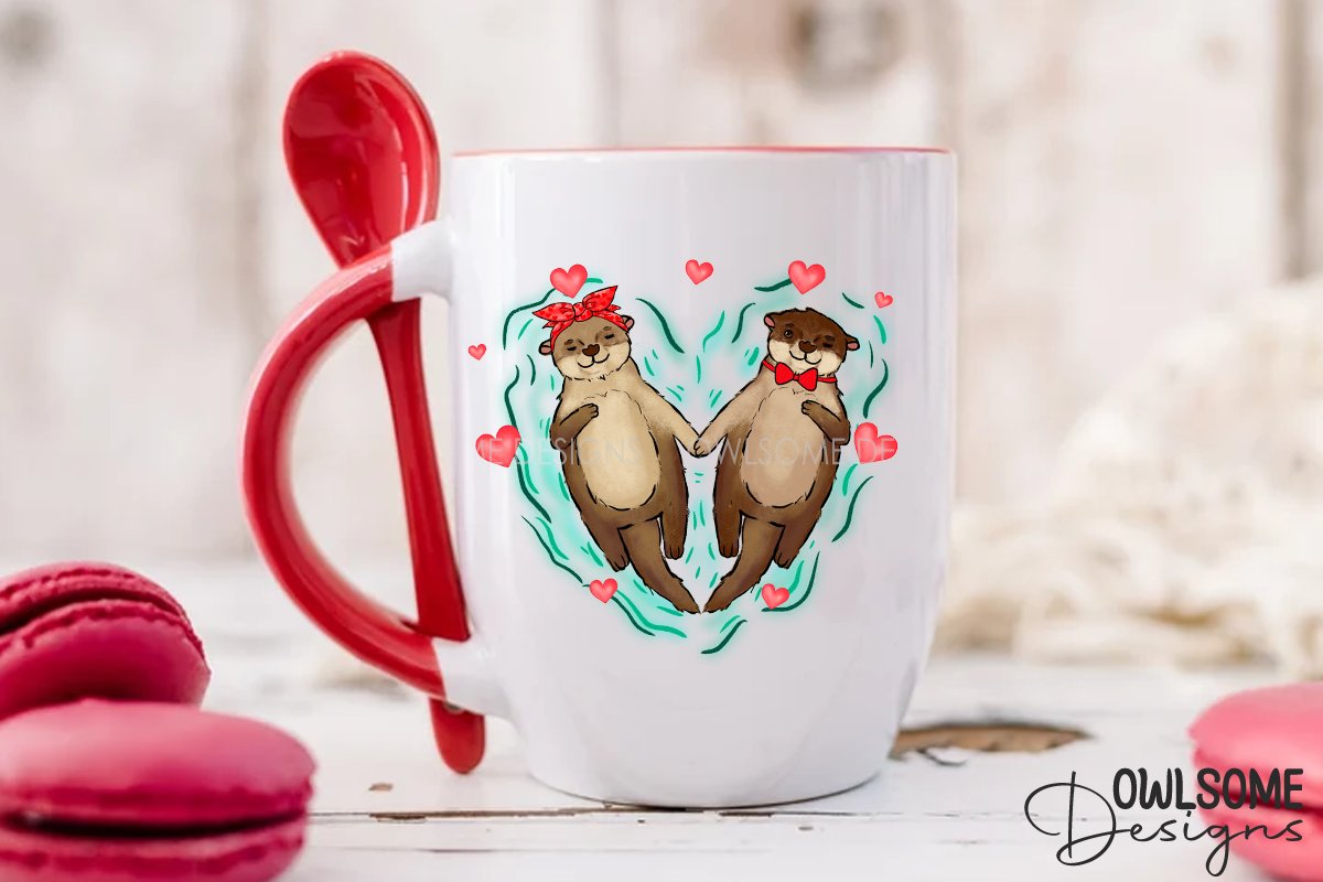 valentines day otter couple love png design by owlsome designs ow a 0912224 4 21