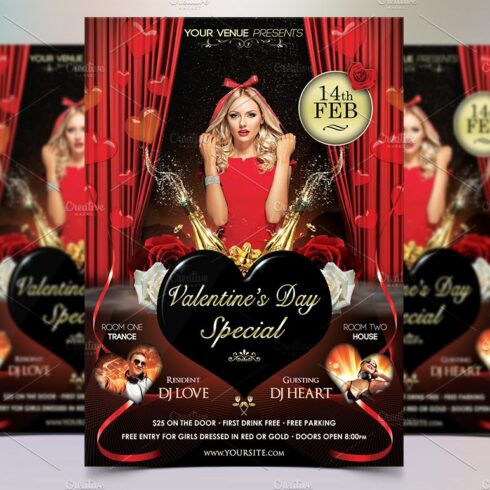 Valentine's Day Special Flyer cover image.