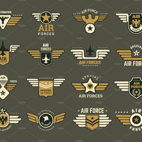 Army badges. Air special forces cover image.