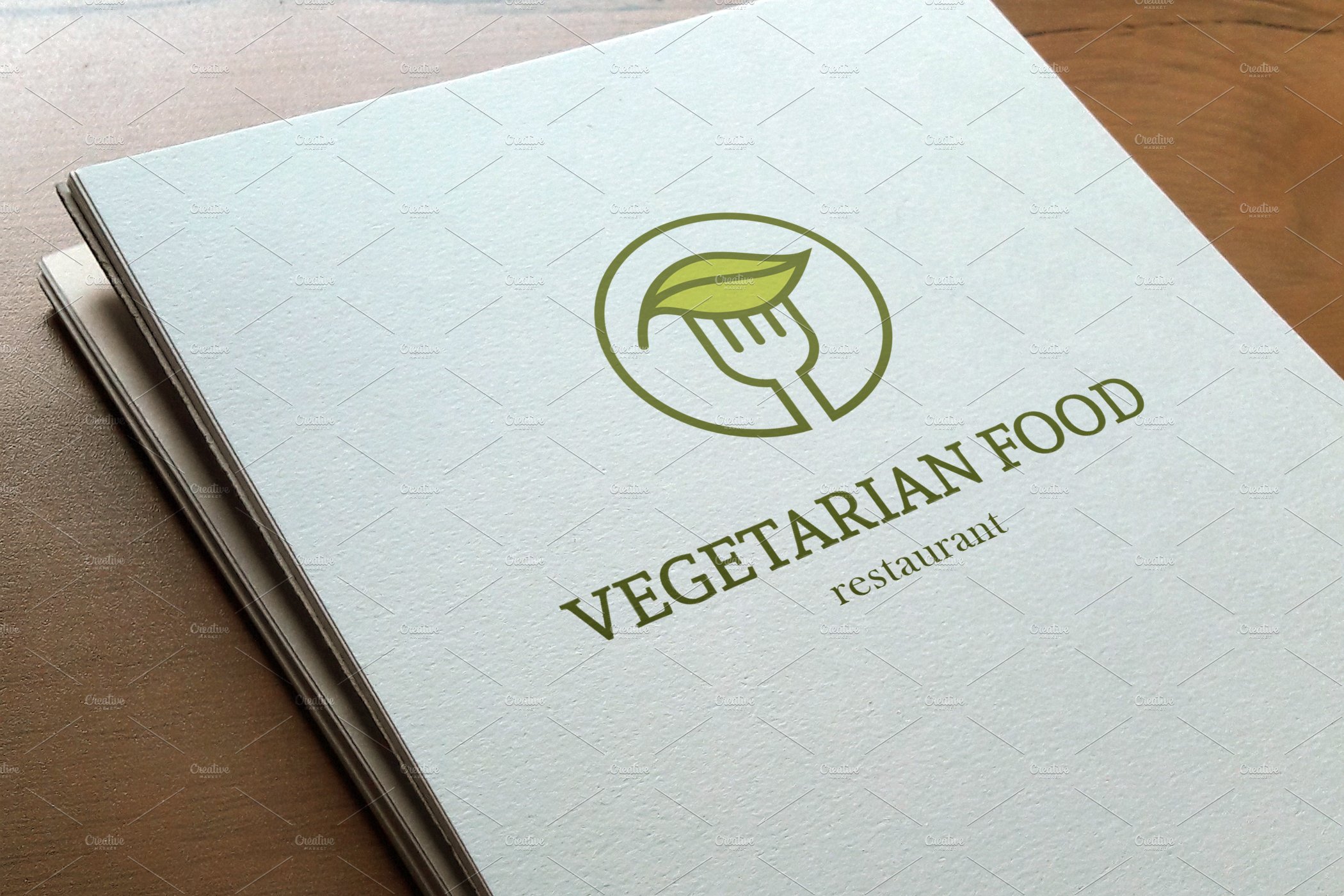 Organic & vegetarian food icons set preview image.