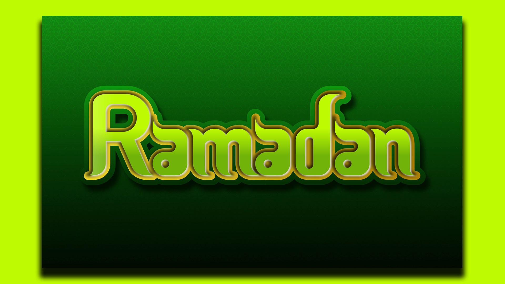 Green and yellow background with the word ramaban.