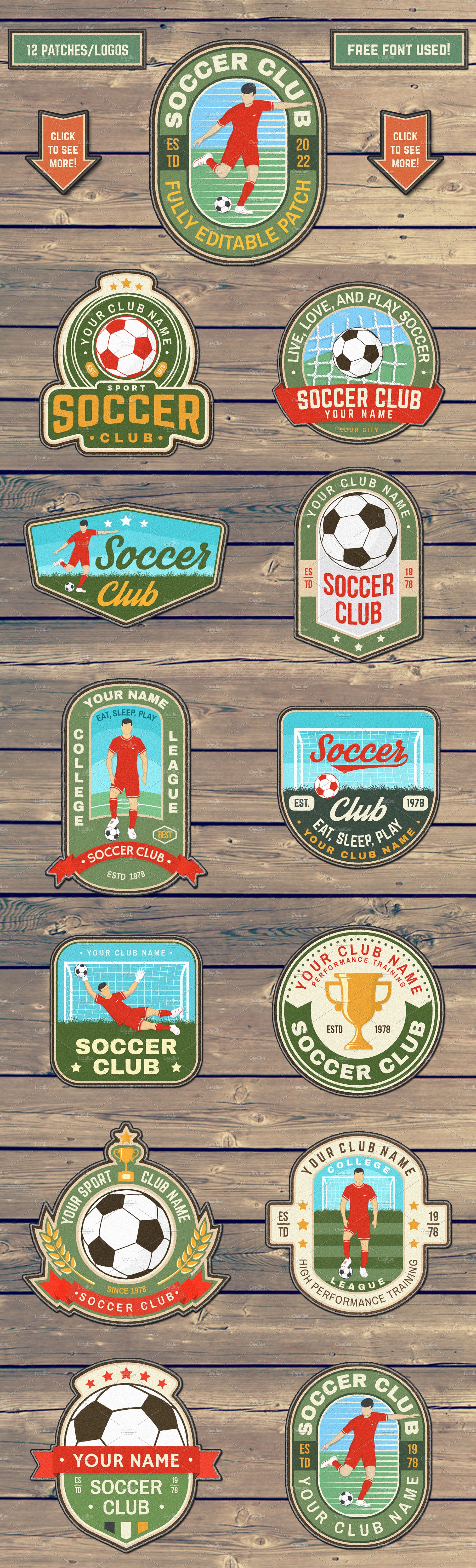 Soccer Club Patches/Logos preview image.