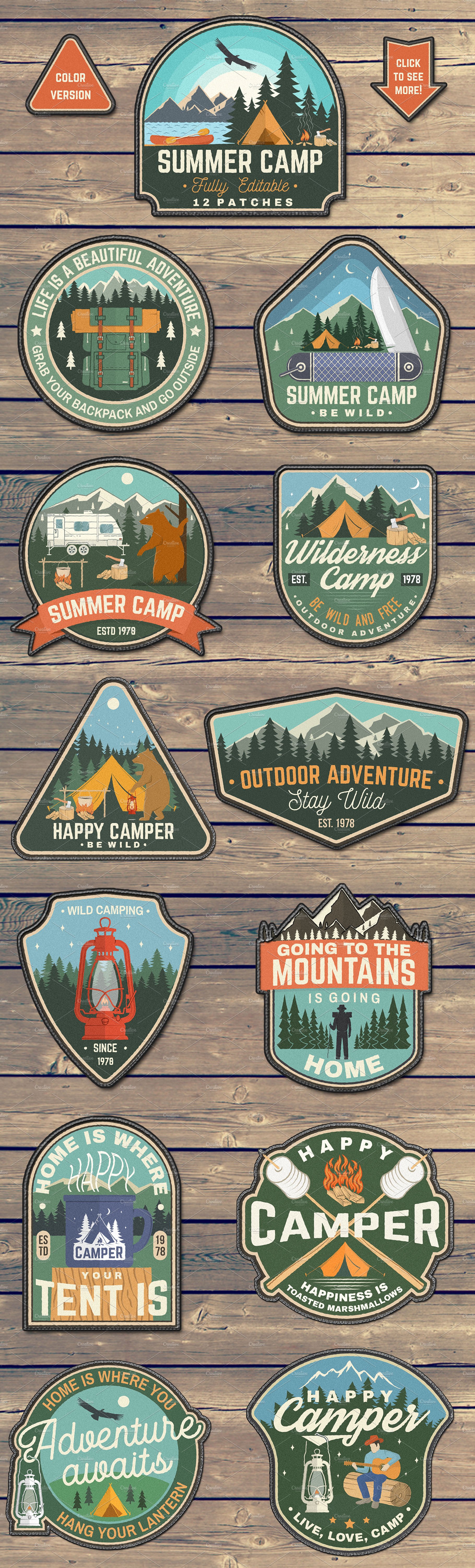 Summer Camp Patches Part 2 preview image.