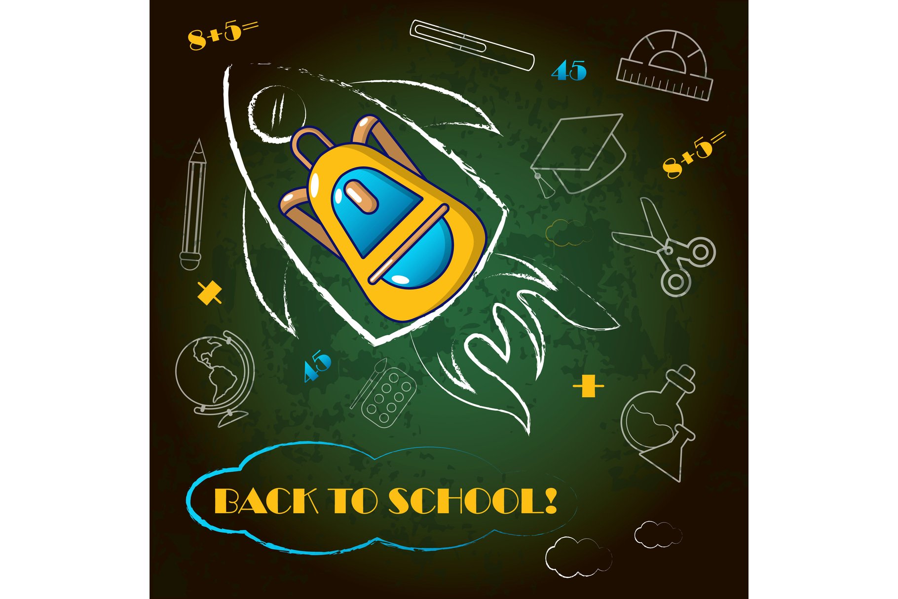 Back to school board concept cover image.