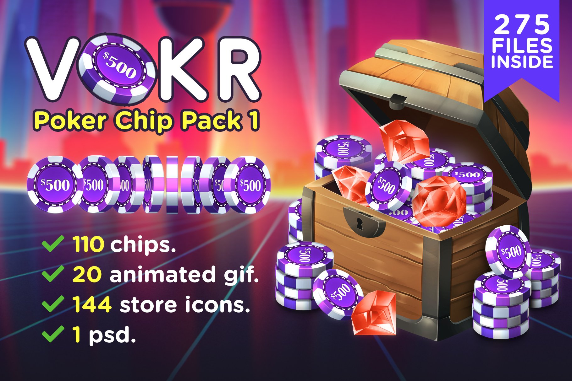 VOKR - Poker Chip Pack 1 cover image.