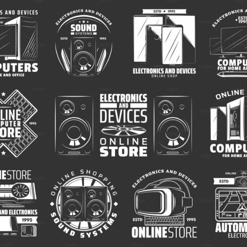 Devices and gadget icons cover image.