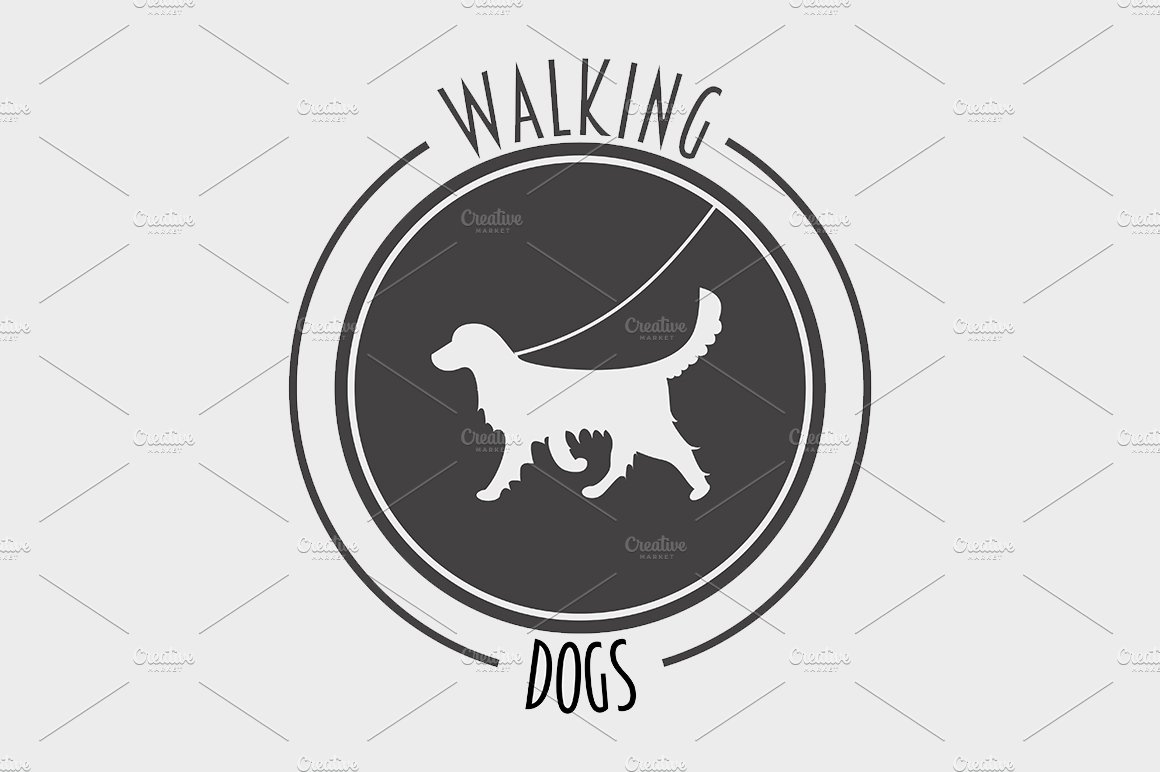walking dog logo 04 49