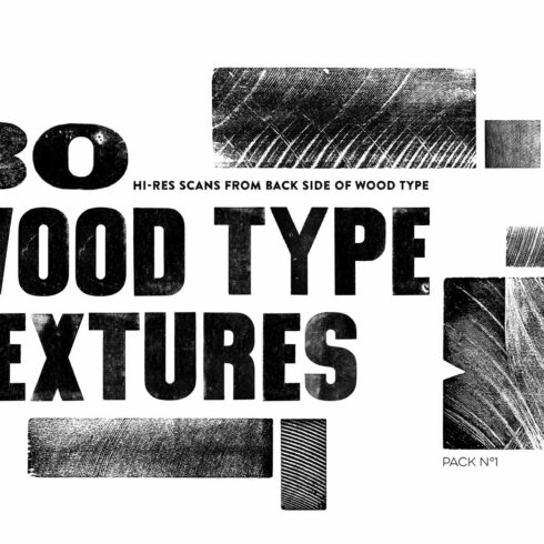 30 Wood Type Textures. Pack N1. cover image.