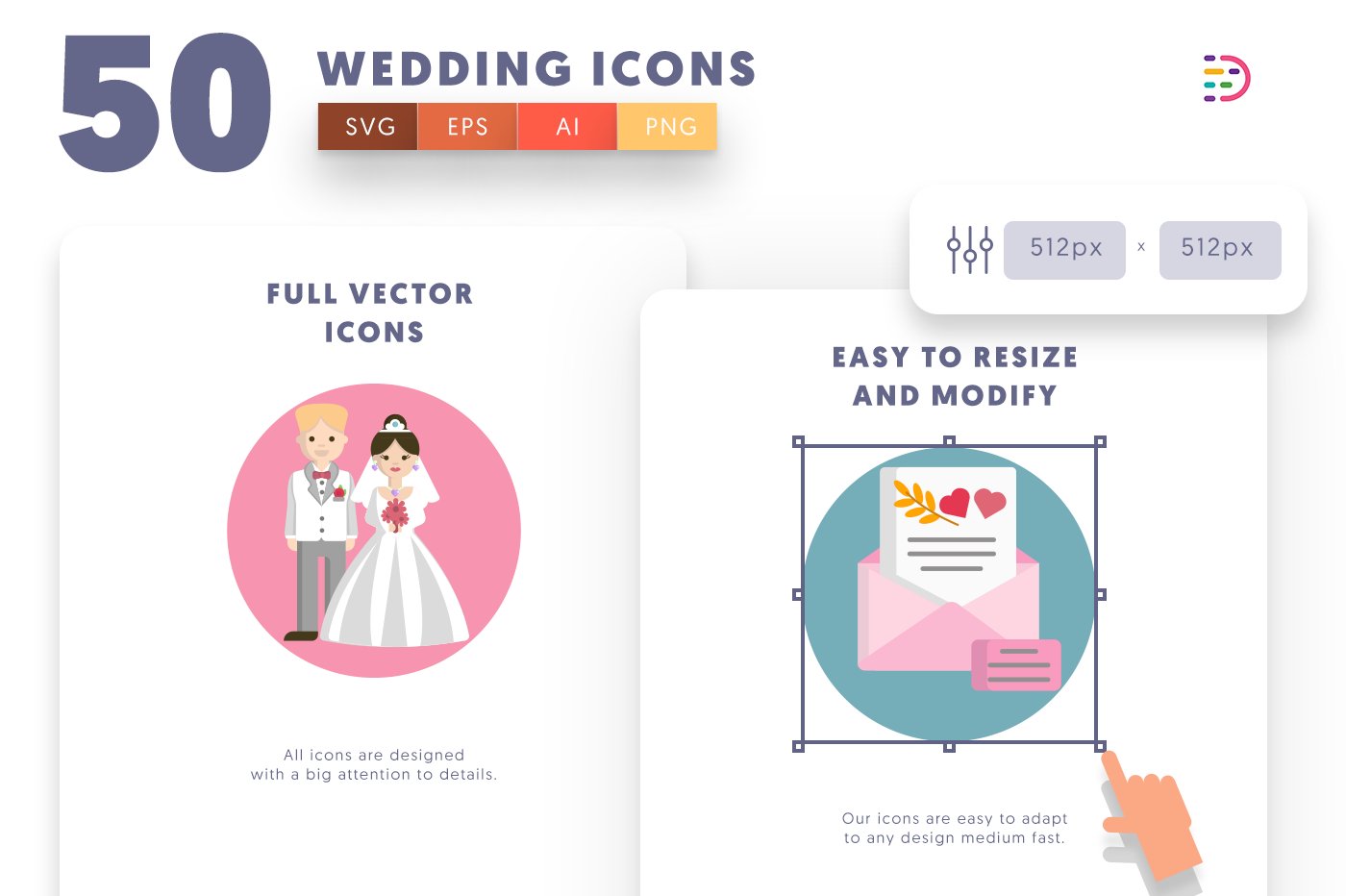 wedding love married icons icons cover 6 672