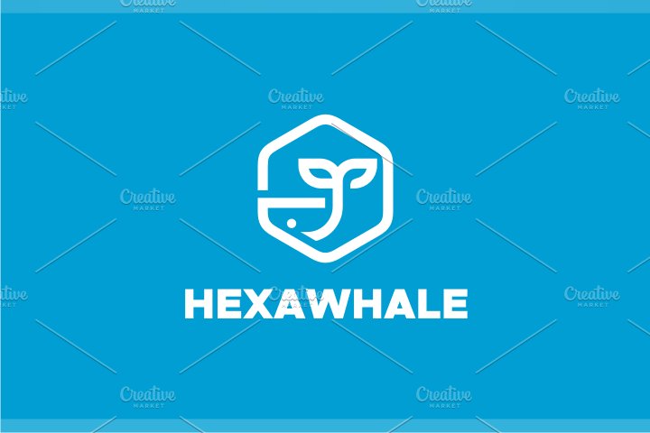 Hexa Whale Logo preview image.