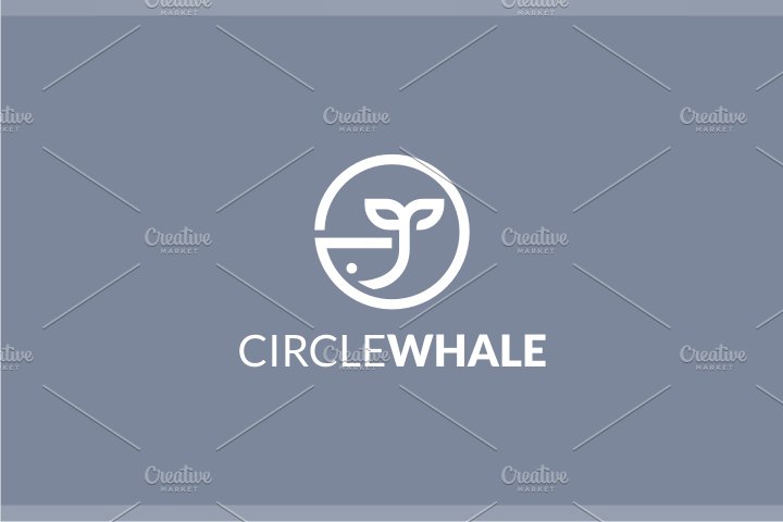 Circle Whale Logo preview image.
