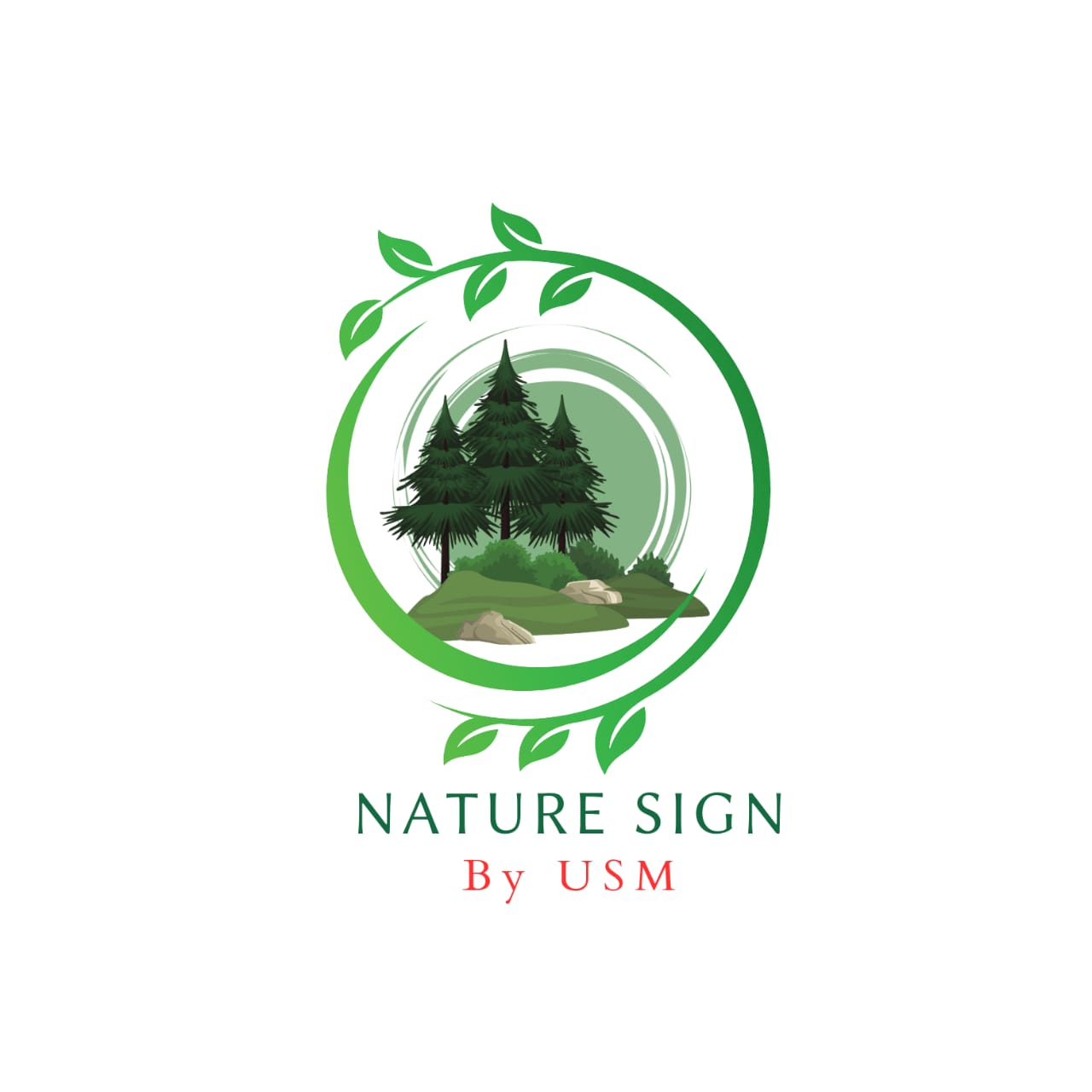 Logo for a natural sign by usm.