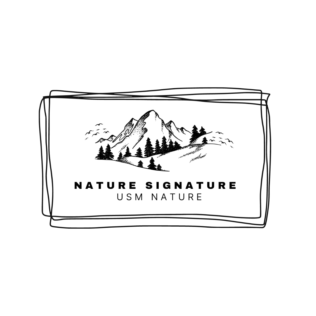 Perfect Design Nature Signature Logo By USM preview image.