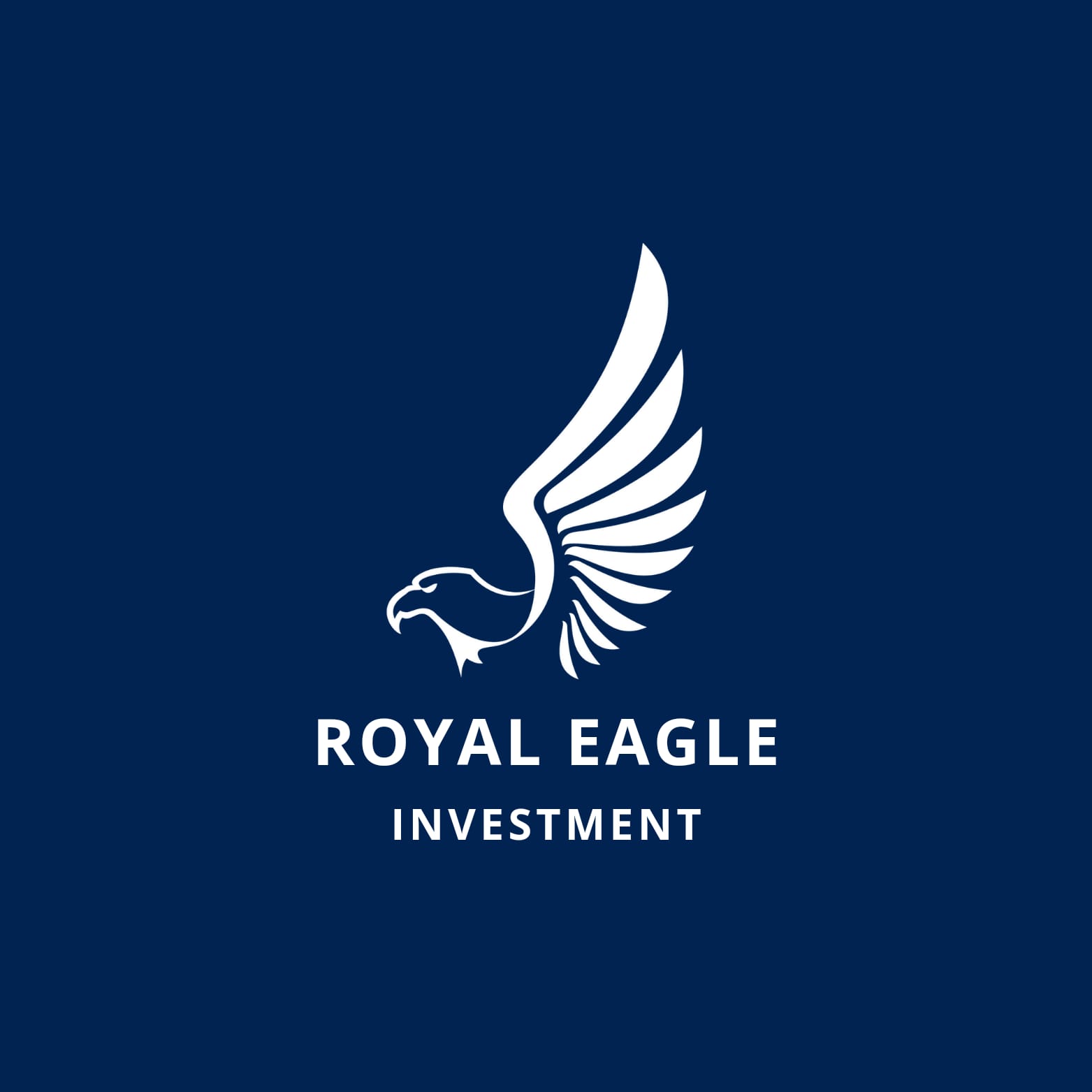 The royal eagle investment logo.