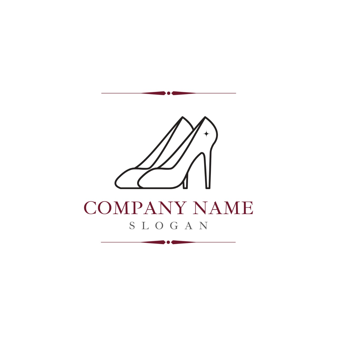 Outstanding Demandable Quality Shoes Logo preview image.