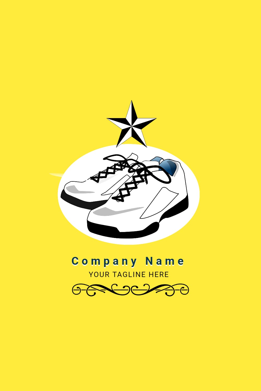 Outstanding Demandable Quality Shoes Logo pinterest preview image.