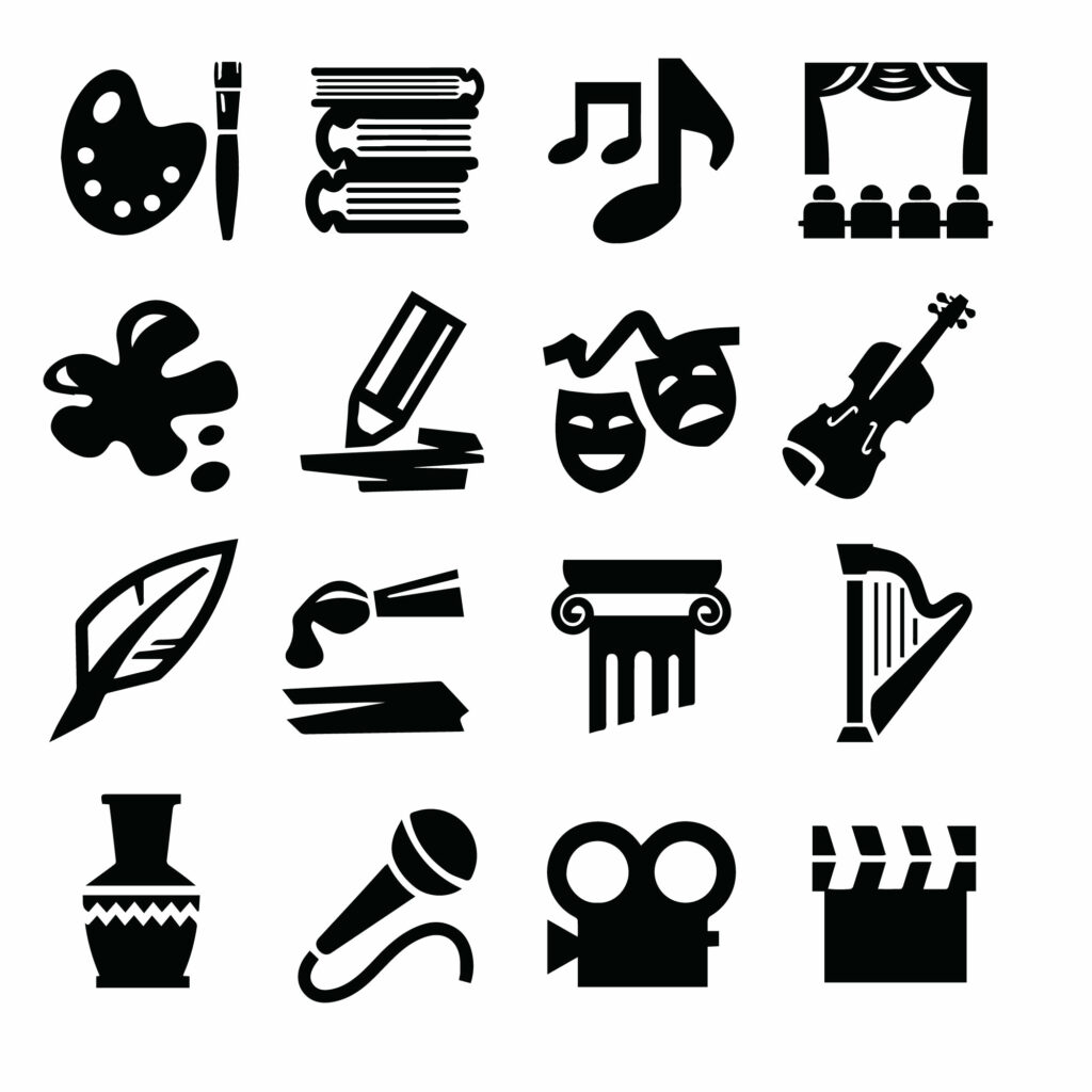 Entertainment icons masterbundles