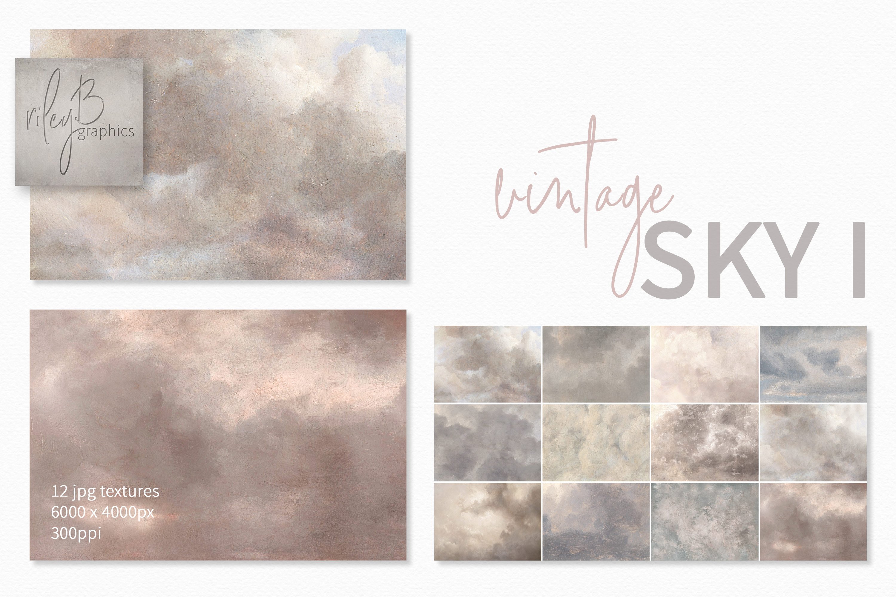 Vintage Sky I Textures cover image.