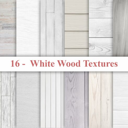 White Wood Background cover image.