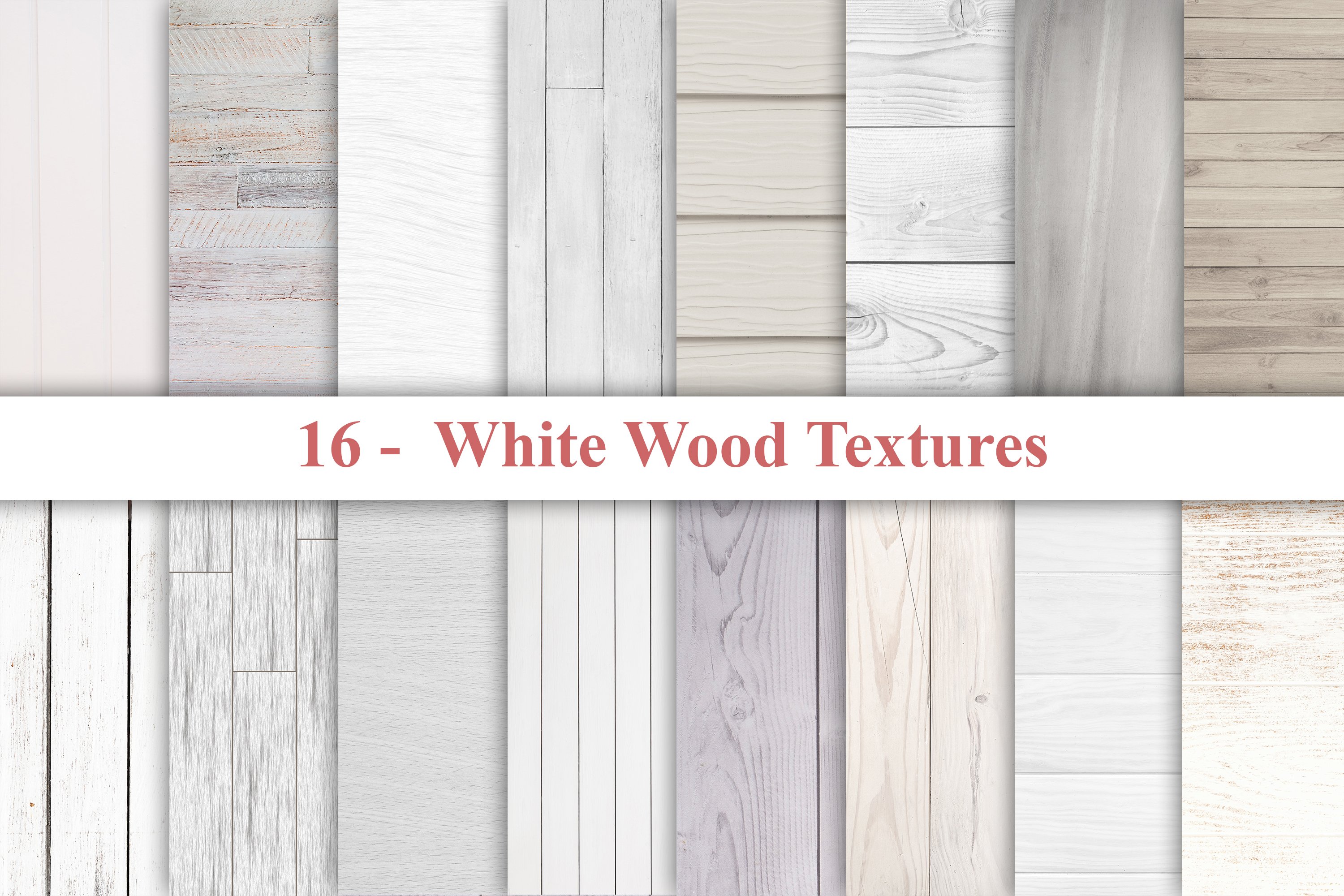 White Wood Background cover image.