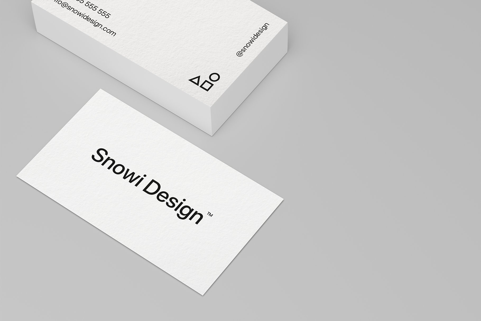 6 Minimal Business Card Mockups Pack cover image.