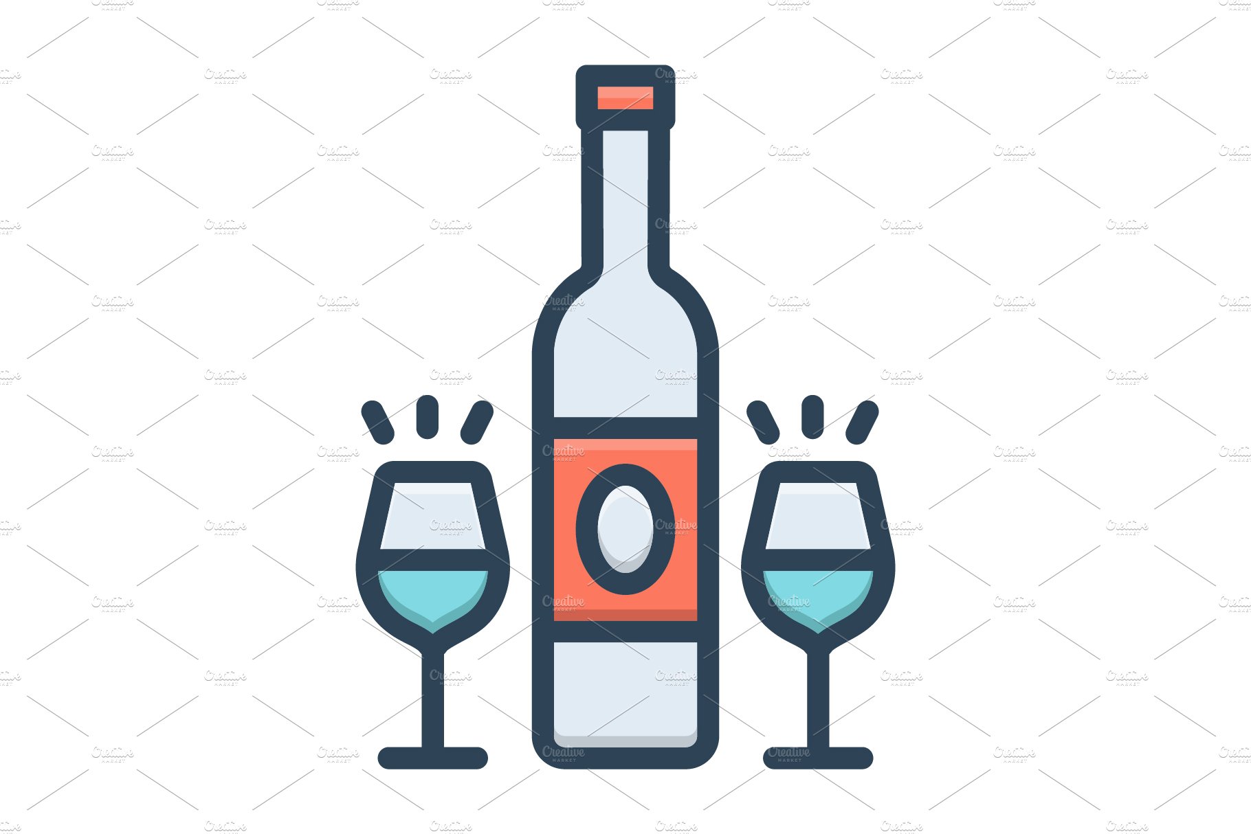 Wine drink icon cover image.
