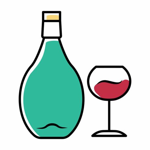 Wine color icon cover image.
