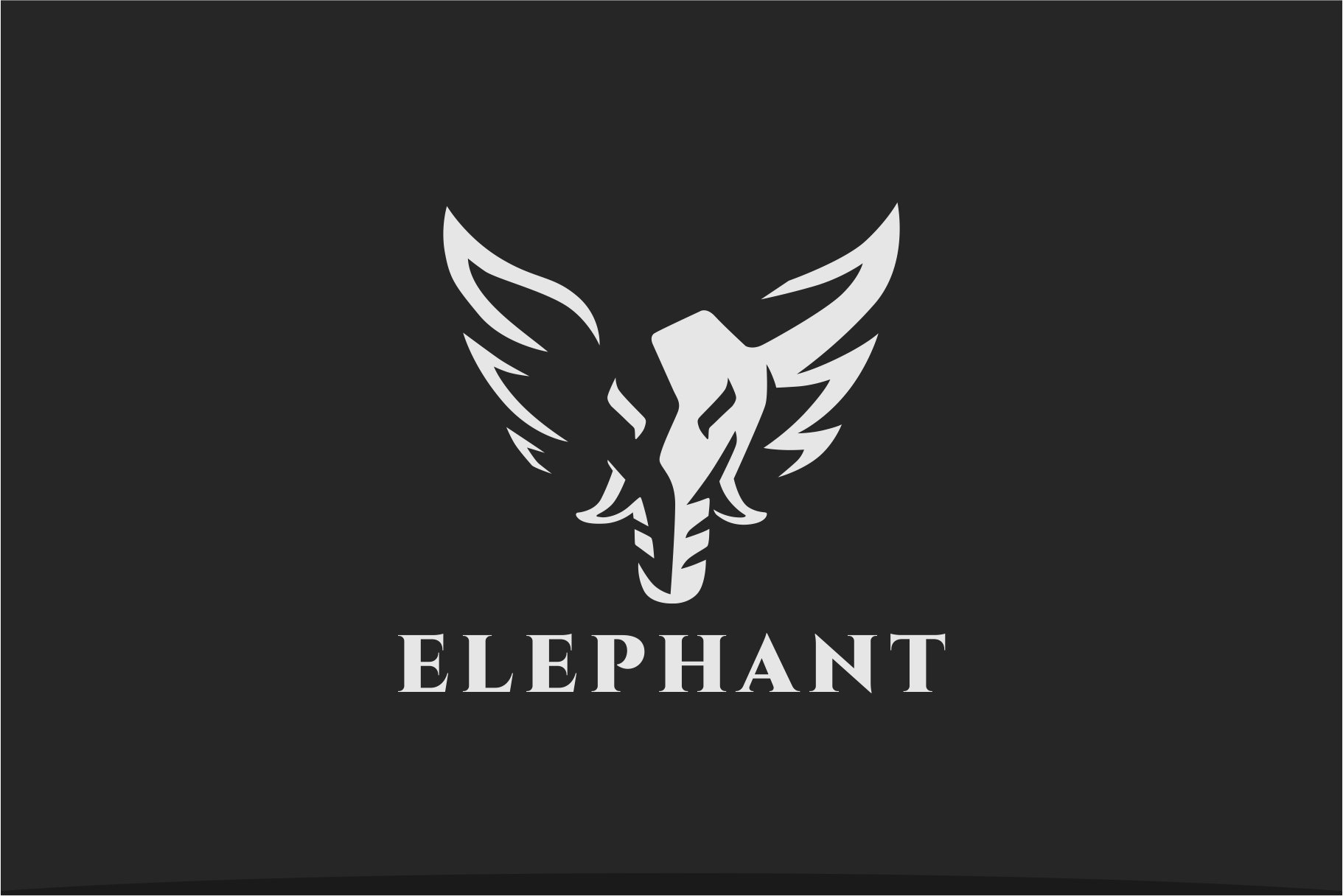 Winged Elephant Logo preview image.