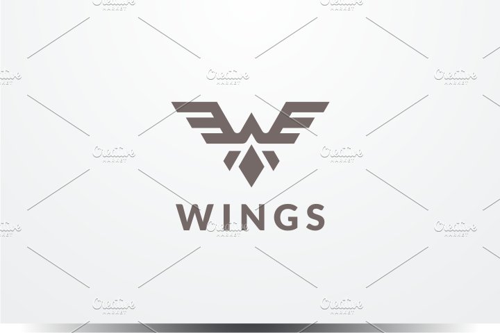 Wings Logo preview image.