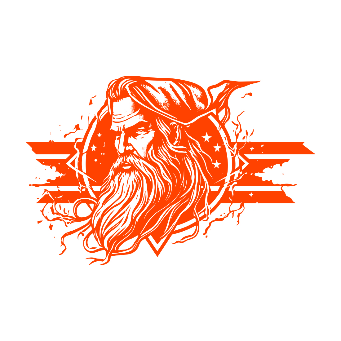 wizard logo illustration preview image.