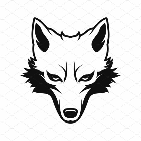 Wolf Face for Logo on White cover image.