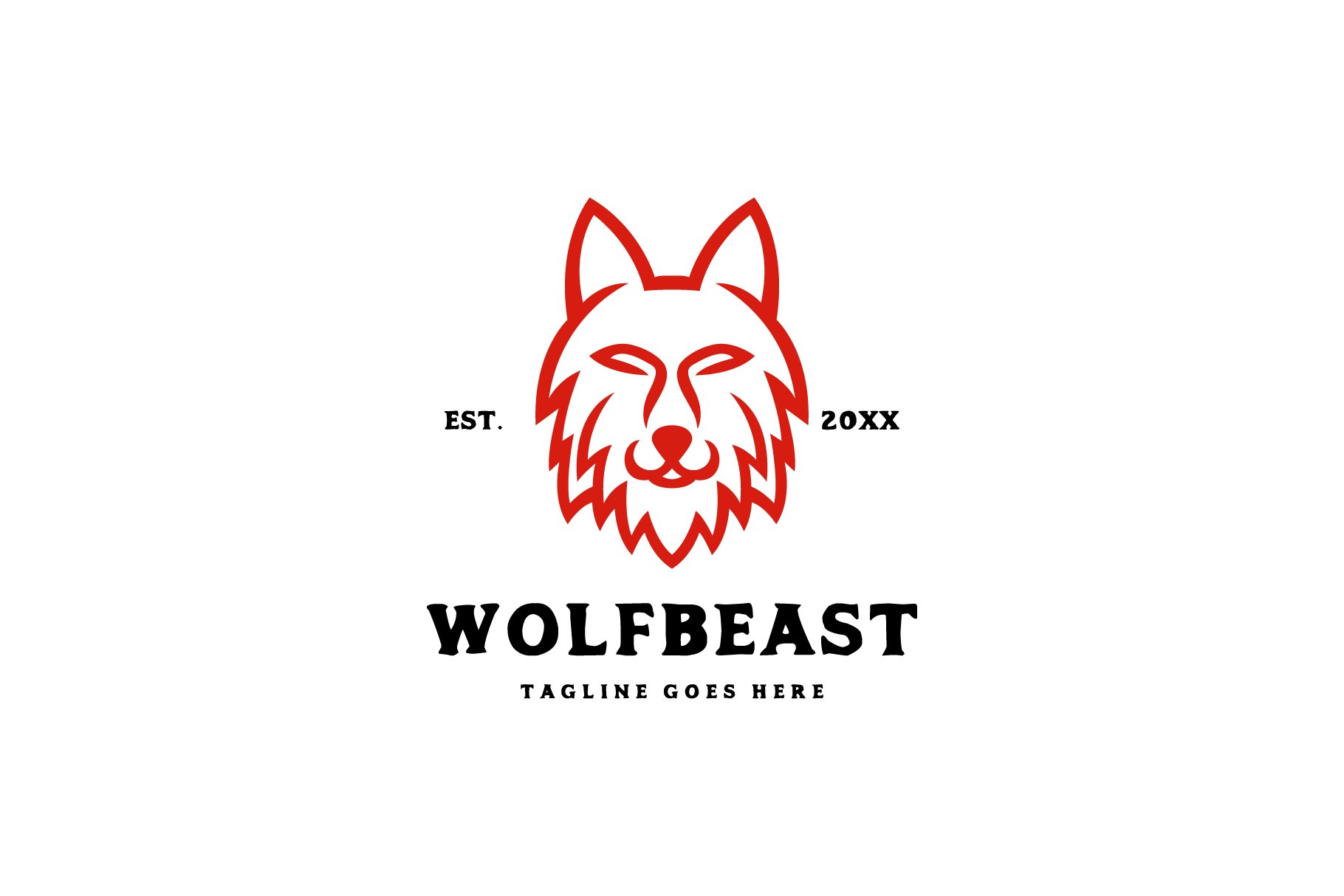 wolf head logo cover image.