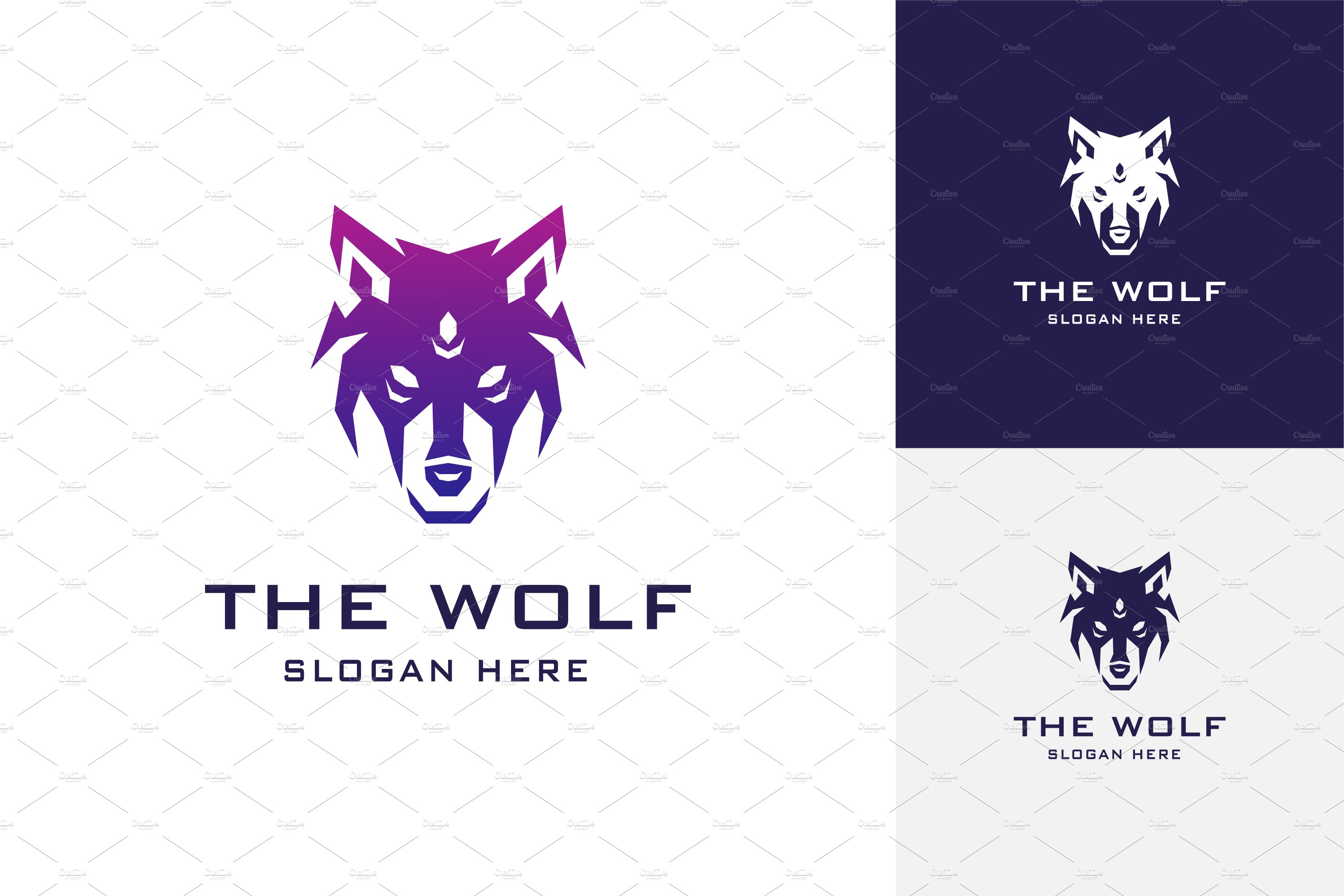 Wolf Design Logo template cover image.
