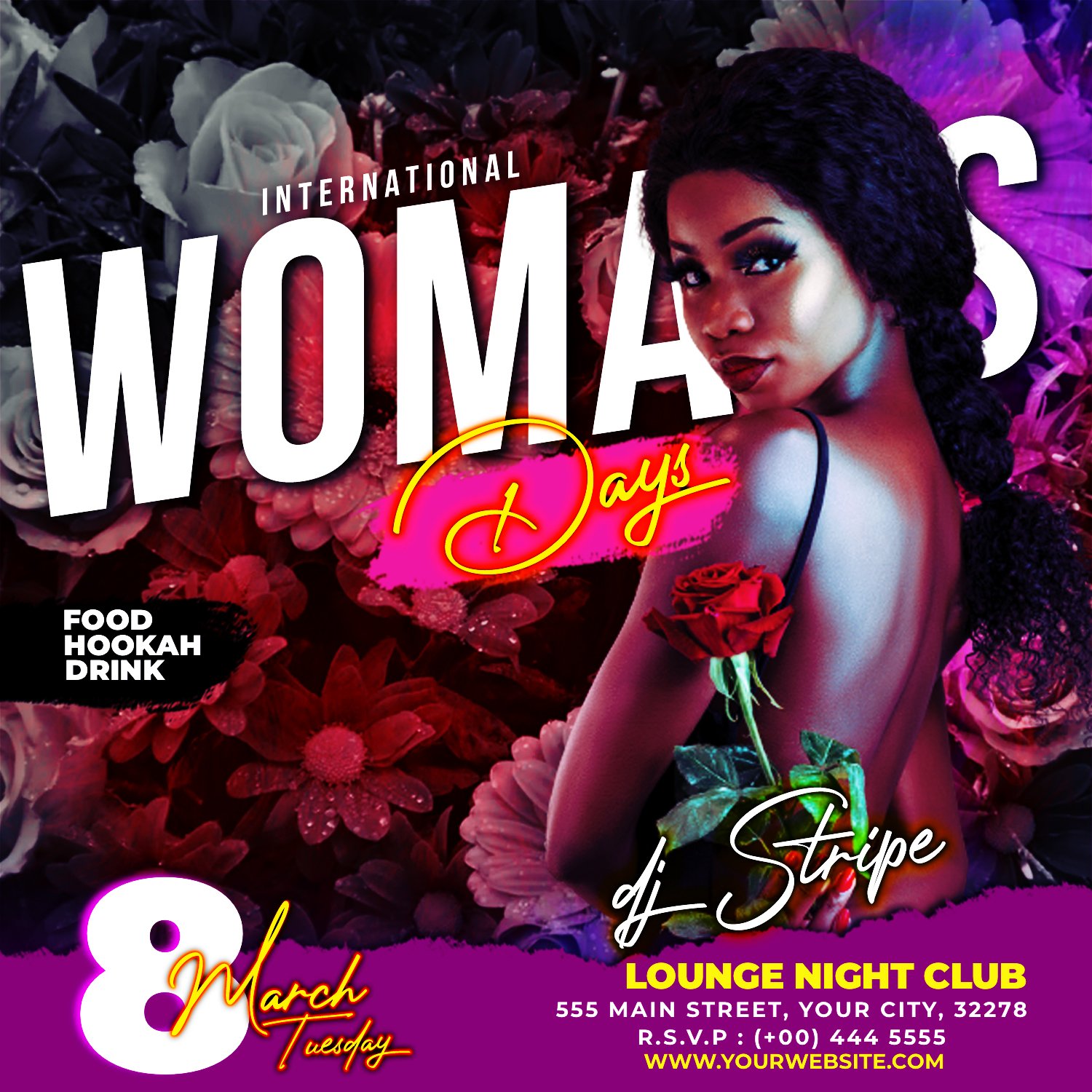 woman days instagram banner psd 970