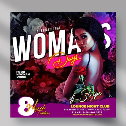 Woman Days Instagram Banner PSD cover image.