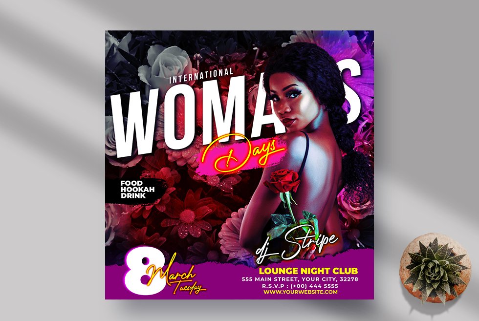 Woman Days Instagram Banner PSD cover image.