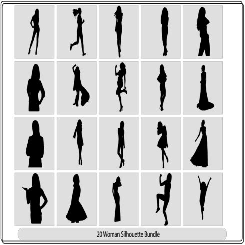 Vector silhouette woman standing,Slim sexy woman,Business women silhouette,Women, group of businesswomen silhouettes cover image.