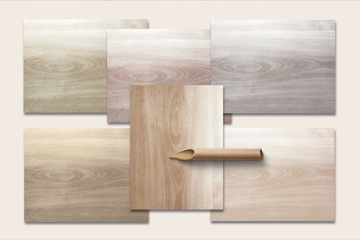 Wood & Marble textures preview image.