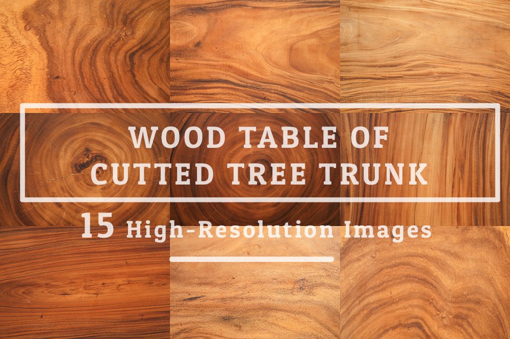 wood table of cut tree trunk cover 76