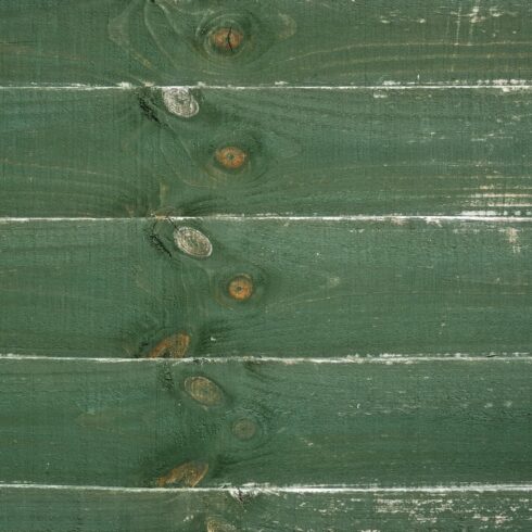 Green old wooden fence texture cover image.