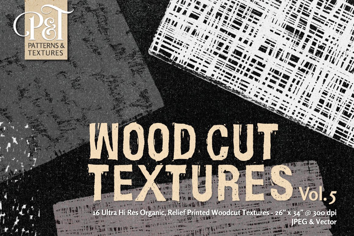 Wood Cut Textures Vol. 5 cover image.