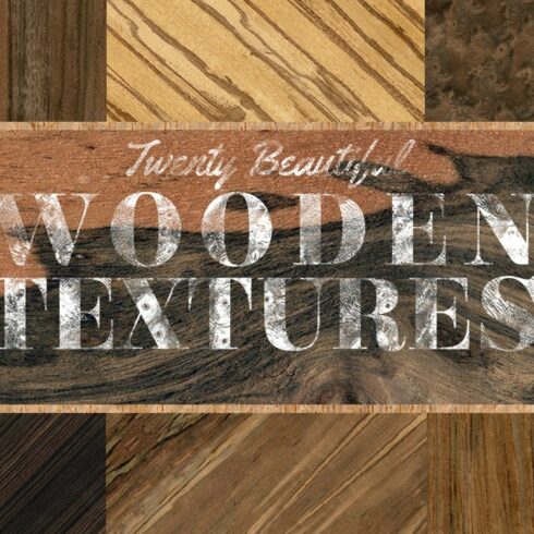 20 Wood Textures Pack cover image.