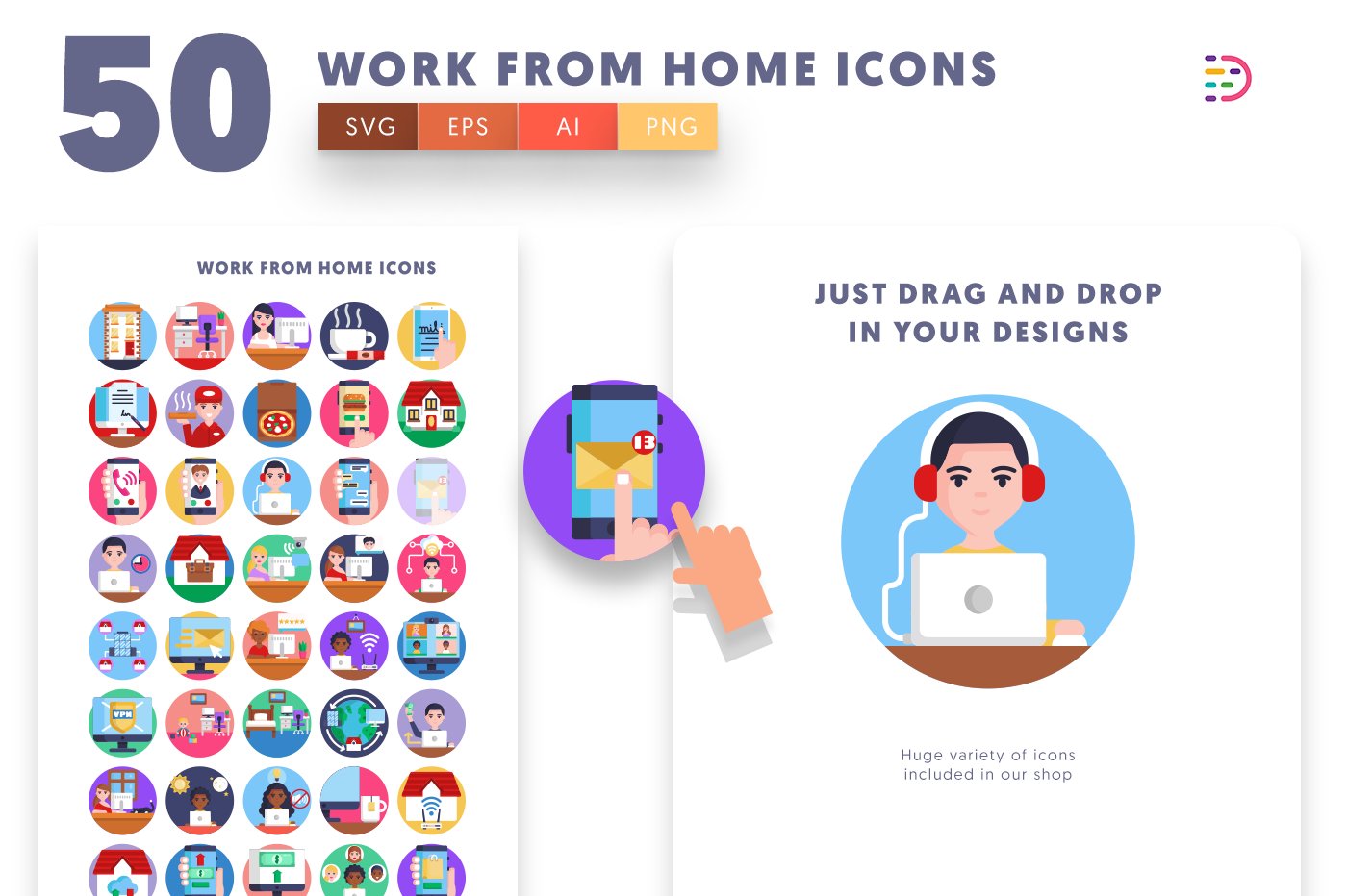workfromhome icons cover 1 767